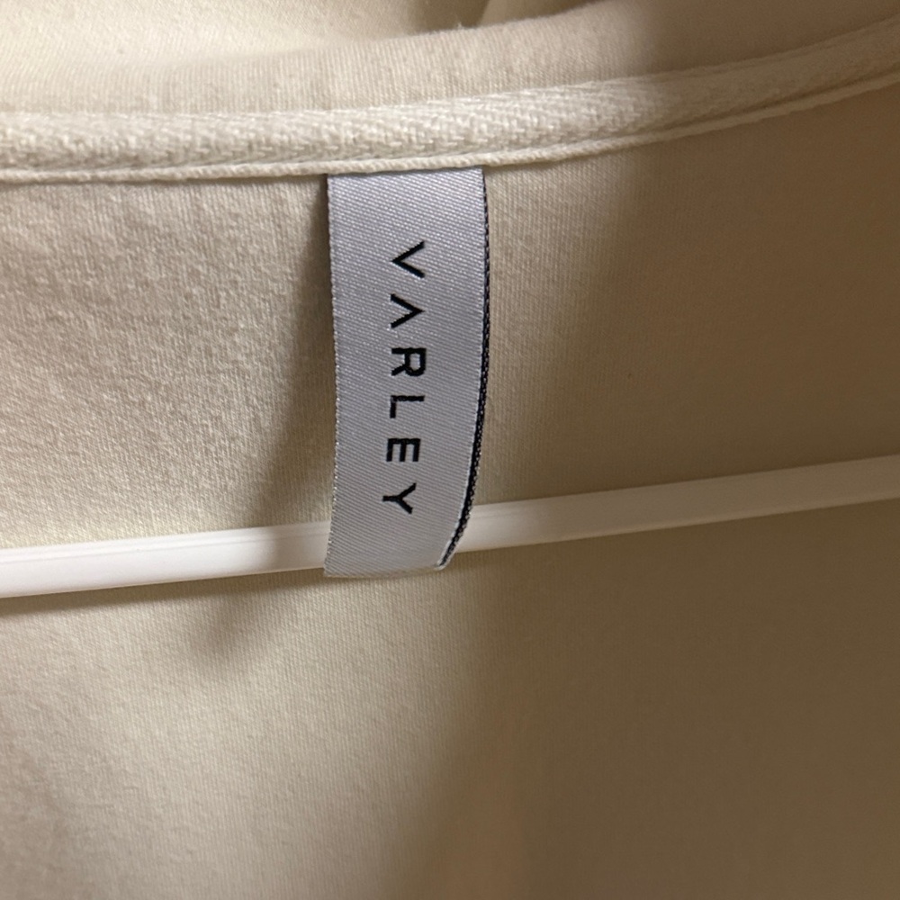 Varley Cream Zip Up Jacket